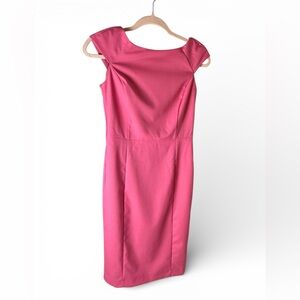 Banana Republic Fuchsia Midi Dress